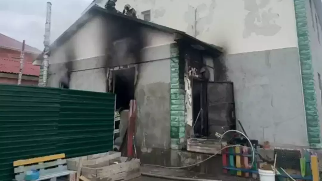 Пожар произошёл в детском саду в Атырау
