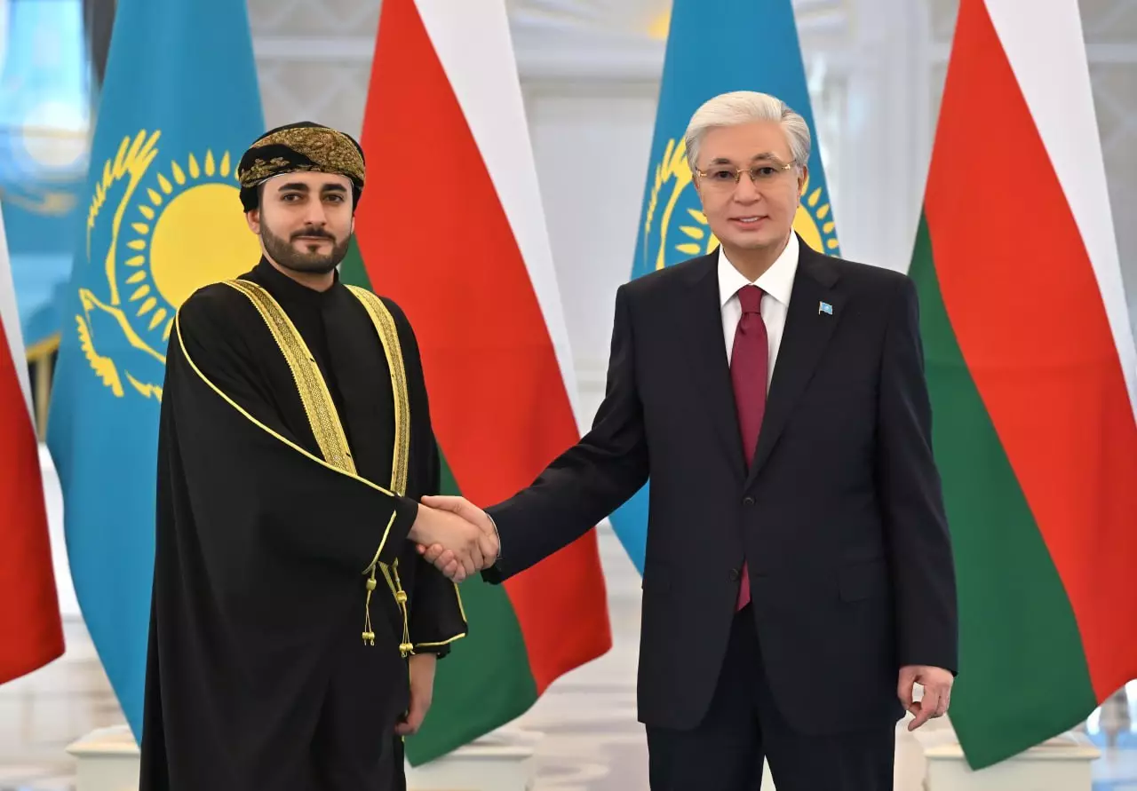 Президент Оман Сұлтандығы Премьер-министрінің орынбасарын қабылдады