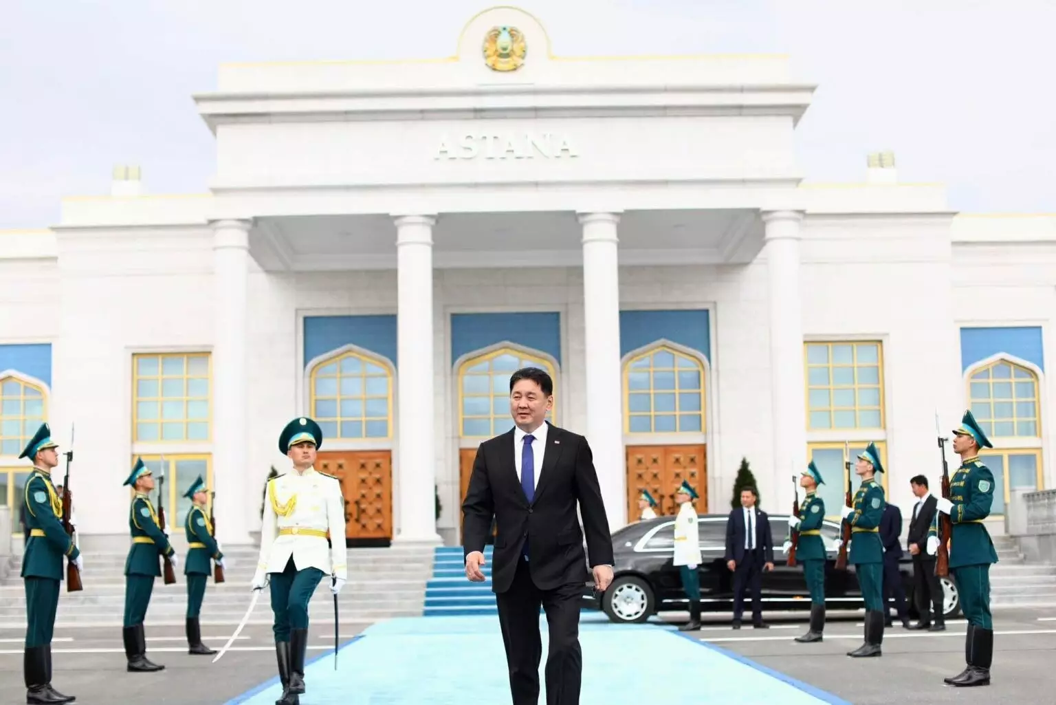 Государственный визит президента Монголии Ухнаагийн Хурэлсуха в Казахстан завершился.