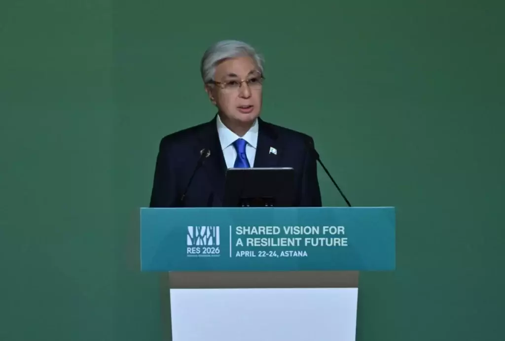 «Оружию не место на Каспии»: Токаев выступил с инициативой на саммите RES 2026