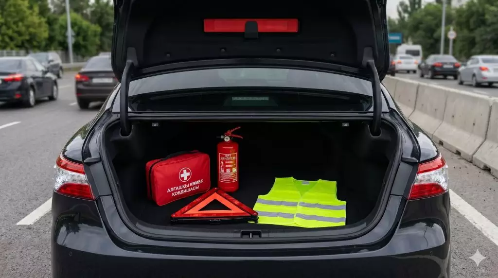 Обновленный список 2026: Что обязано быть в вашем авто, чтобы не получить штраф в 21 625 тенге