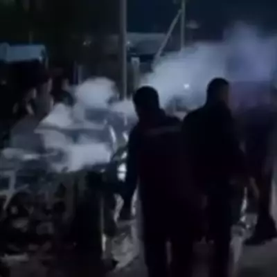 Авто влетело в грузовик под Алматы и вспыхнуло после удара