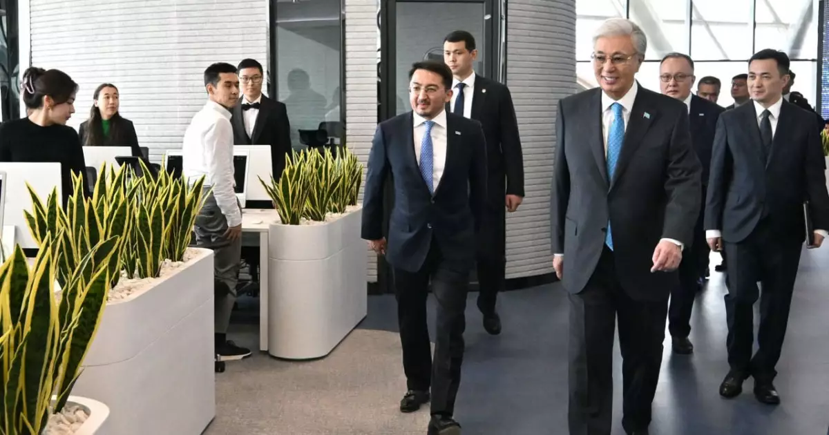   Қасым-Жомарт Тоқаев Alem.ai халықаралық жасанды интеллект орталығын аралап көрді   