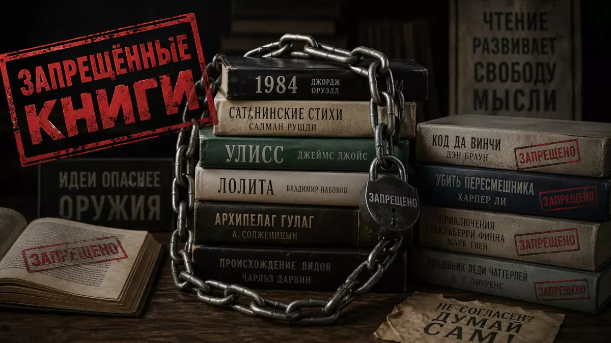 Книги под запретом: слова, которые пугают сильнее оружия