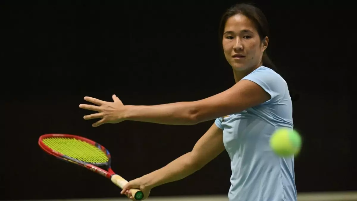 Теннисистка Жибек Куламбаева в шаге от чемпионского титула в Китае