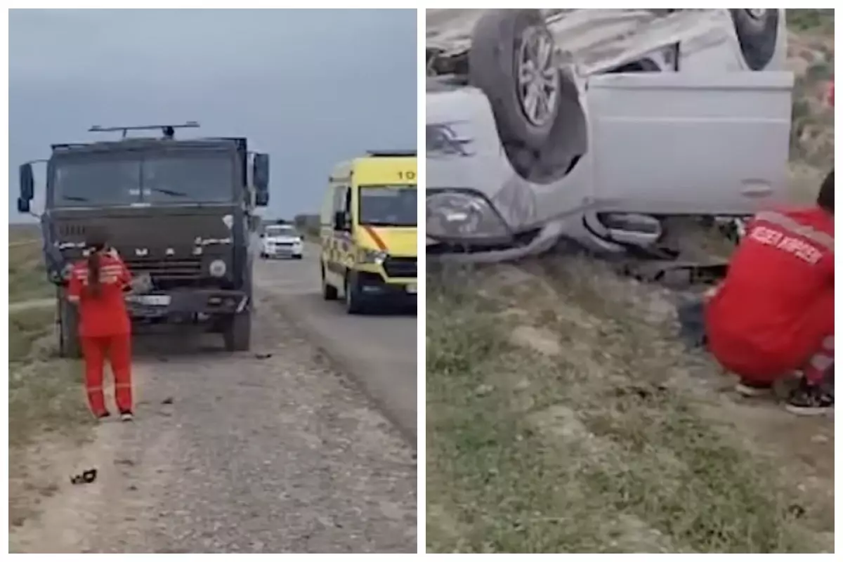 Түркістан облысында жарысқа бара жатқан үш мектеп оқушысы жол апатынан қаза тапты