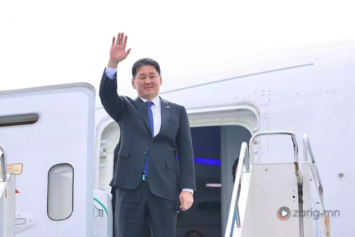 Президент Ухнаагийн Хурэлсуха завершил государственный визит в Казахстан.