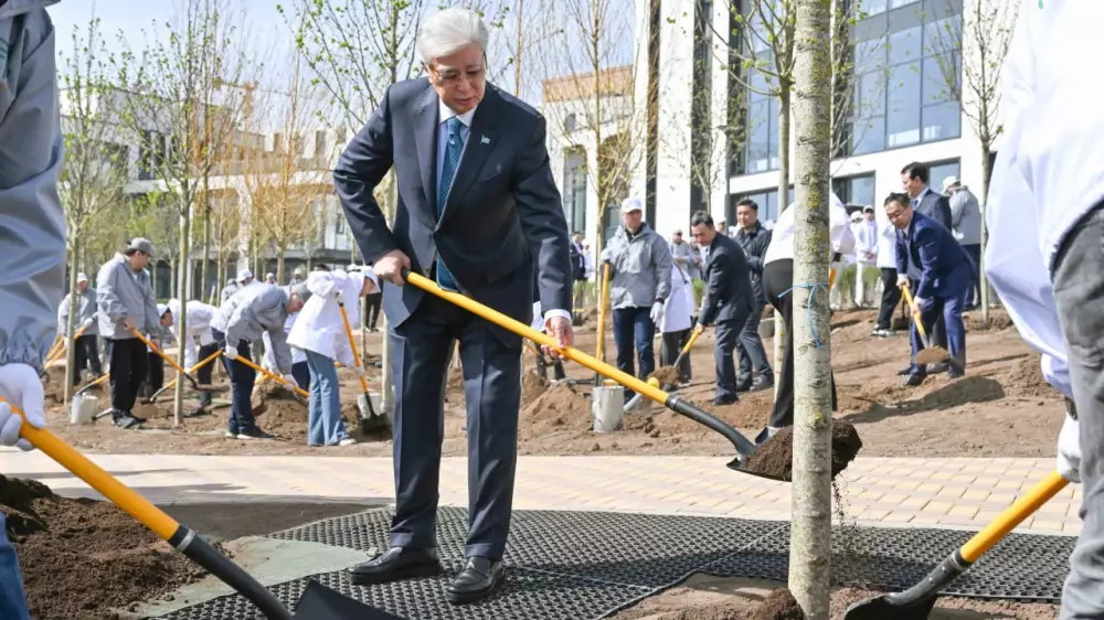 Тоқаев “Таза Қазақстан“ республикалық экологиялық акциясына қатысты