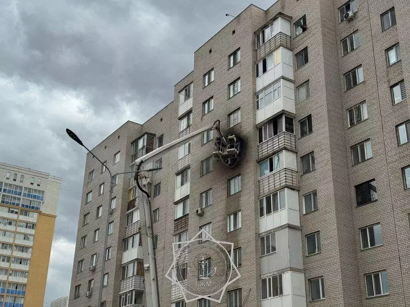 Квартира загорелась в многоэтажке в Астане