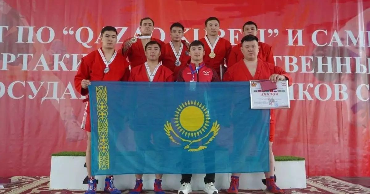  Казахстанские военнослужащие стали чемпионами СНГ по қазақ күресі и завоевали 10 золотых медалей 