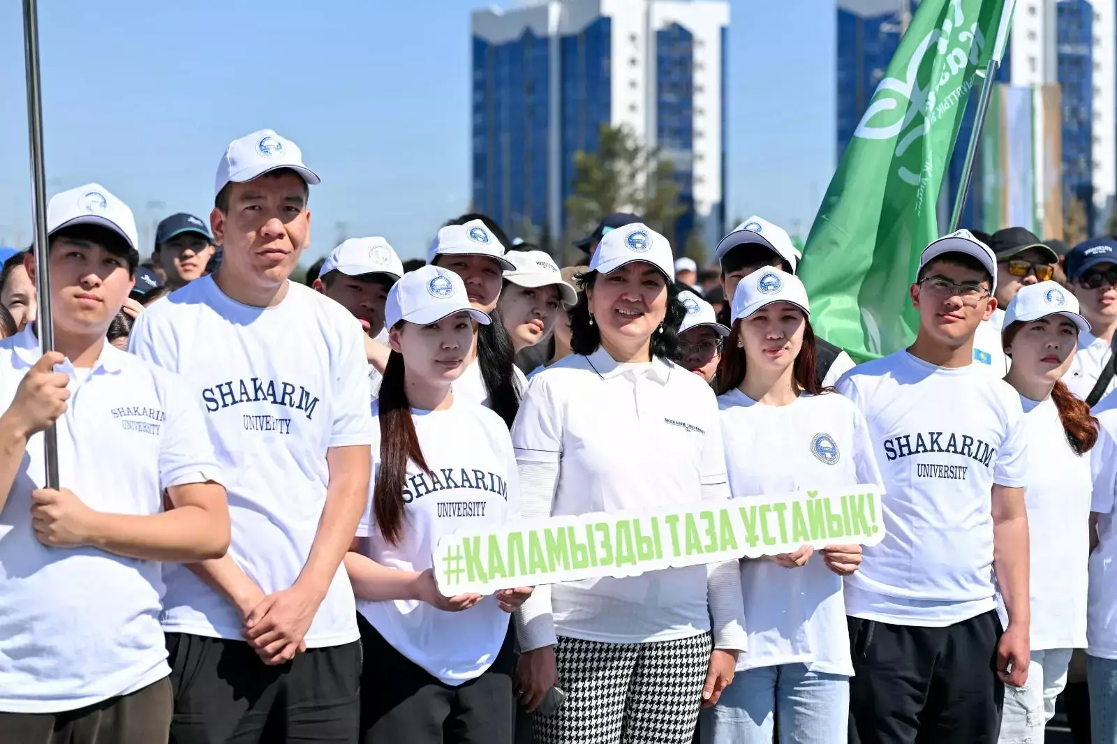 Абай облысында «Таза Қазақстан» бағдарламасы аясындағы телекөпірге 5 мыңнан астам тұрғын қатысты