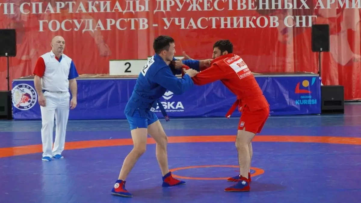 Военнослужащие завоевали 10 золотых медалей на чемпионате по қазақ күресі