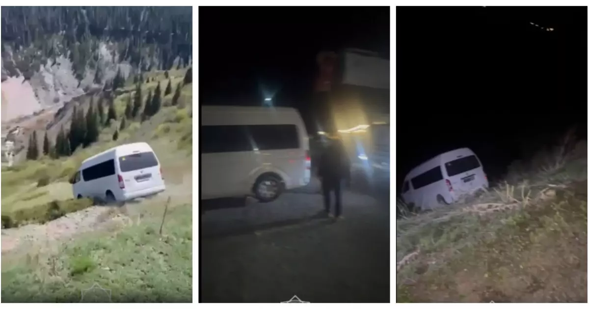   Көлсайда 150 метрлік шатқалға түсіп кеткен автокөлік шығарылды   