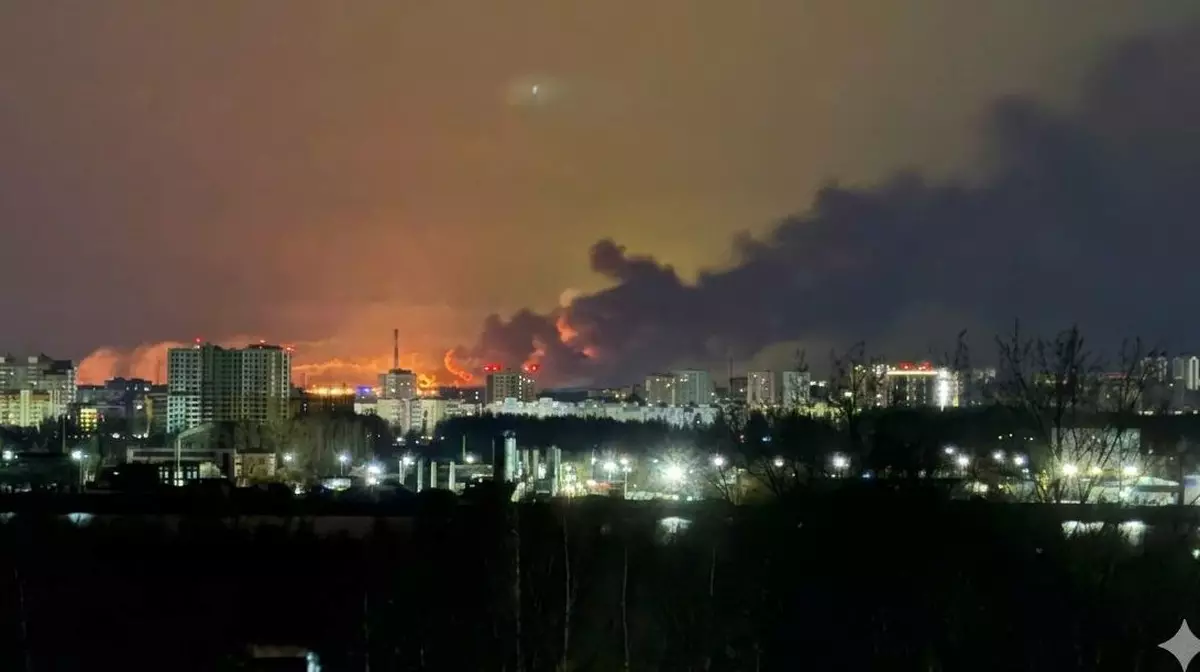 В Ярославле после атаки дронов загорелся НПЗ "Славнефть-ЯНОС"