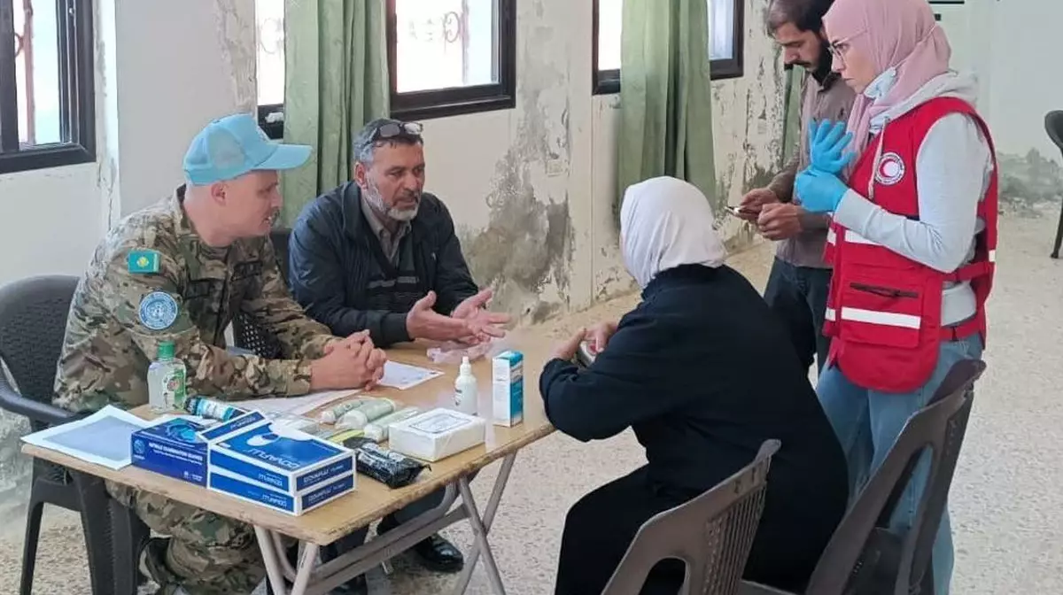 Казахстанские миротворцы развернули медлагерь для жителей Трунжи в Сирии