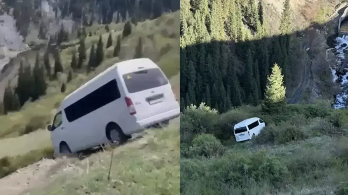 Алматы облысында туристік автобус шатқалға құлап кетті