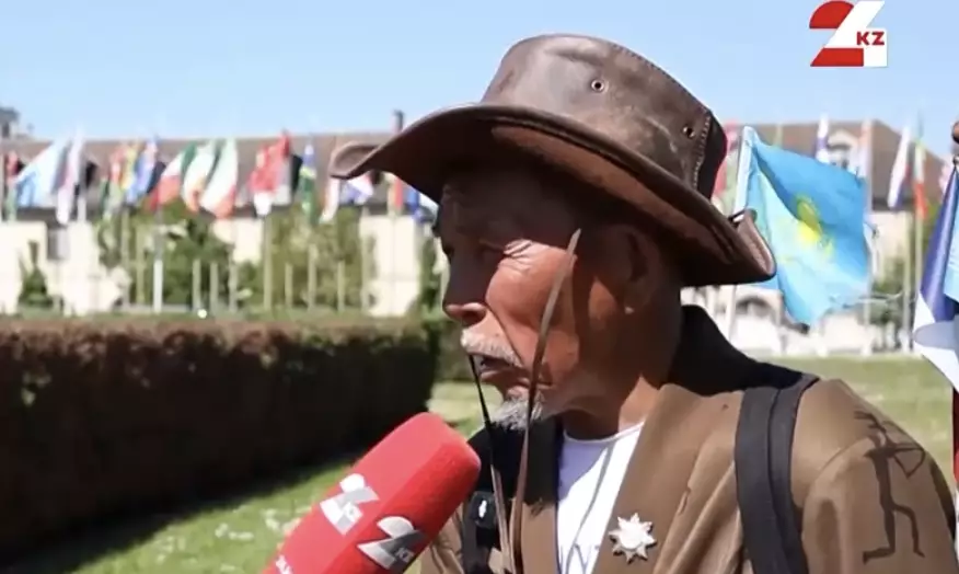 Ұлытаулық қария Еуропаны жаяу аралап шықты