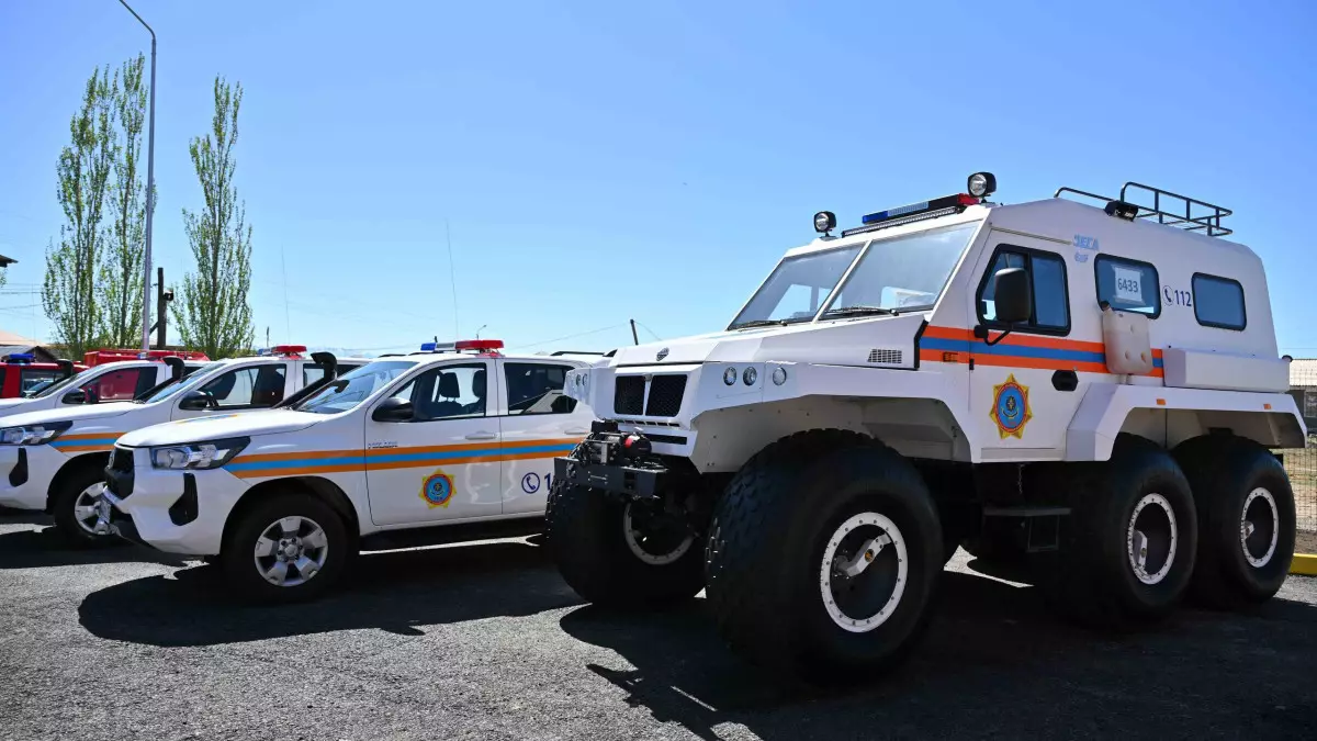 На побережье озера Алаколь открыто универсальное спасательное подразделение