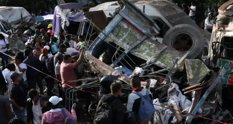 Взрыв автобуса произошел в Колумбии: десятки жертв