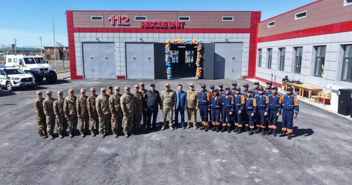   Алакөлде алғашқы әмбебап құтқару бөлімшесі ашылды   