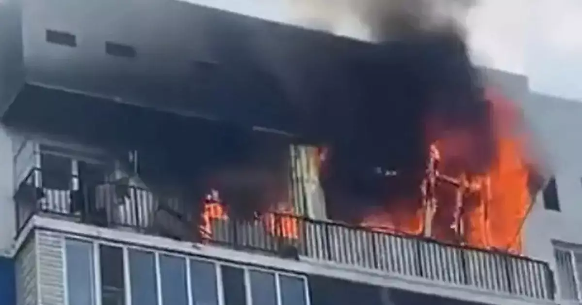  Алматы облысында 9-қабаттағы екі пәтер өртеніп кетті 