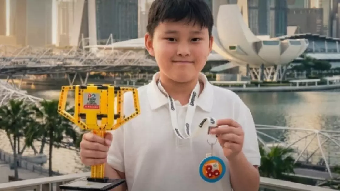 5-сынып оқушысы Сингапурдегі халықаралық робототехника чемпионатында жүлдегер атанды