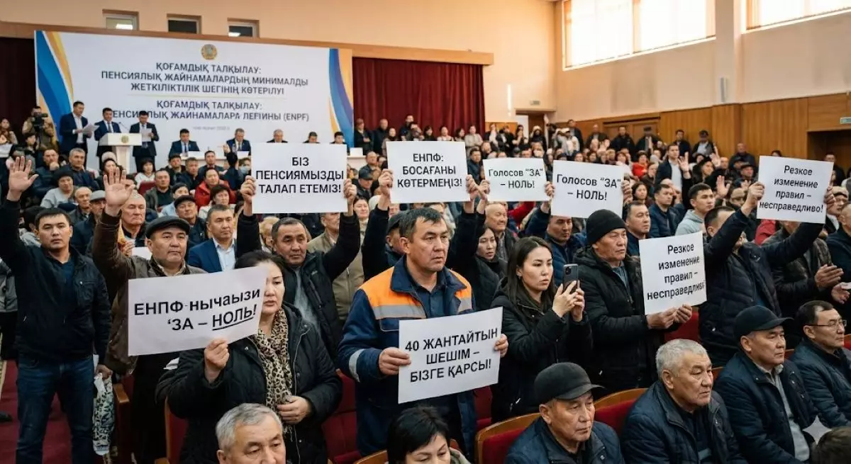 Ни одного голоса "за": казахстанцы массово выступили против новых порогов достаточности ЕНПФ
