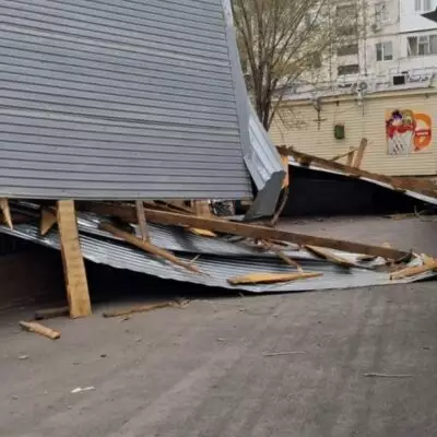 Ураганный ветер накрыл Павлодарскую область: люди пострадали, сотни домов без света