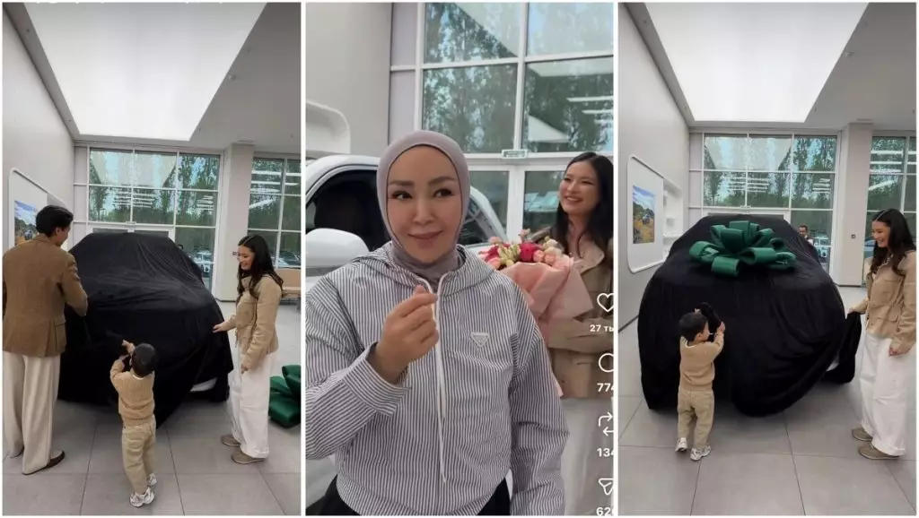 «Барлық қызға осындай ене бұйырсын»: Айнұр Тұрсынбаева келінінің туған күніне қымбат көлік сыйлады (ВИДЕО)