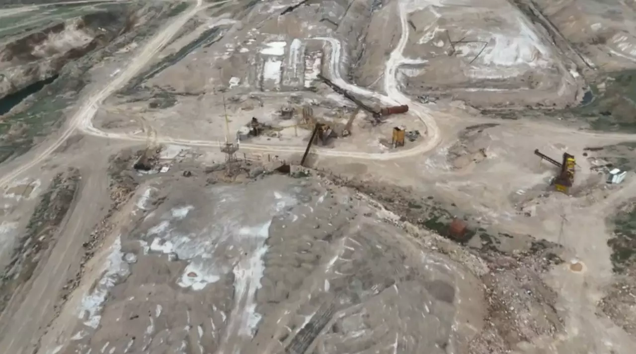 Жетісу облысында кен орнының астаң-кестеңі шыққан