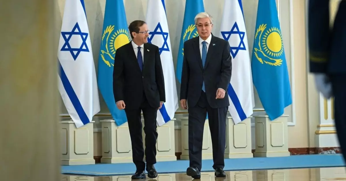  Ақордада Израиль Президентін ресми қарсы алу рәсімі өтті 