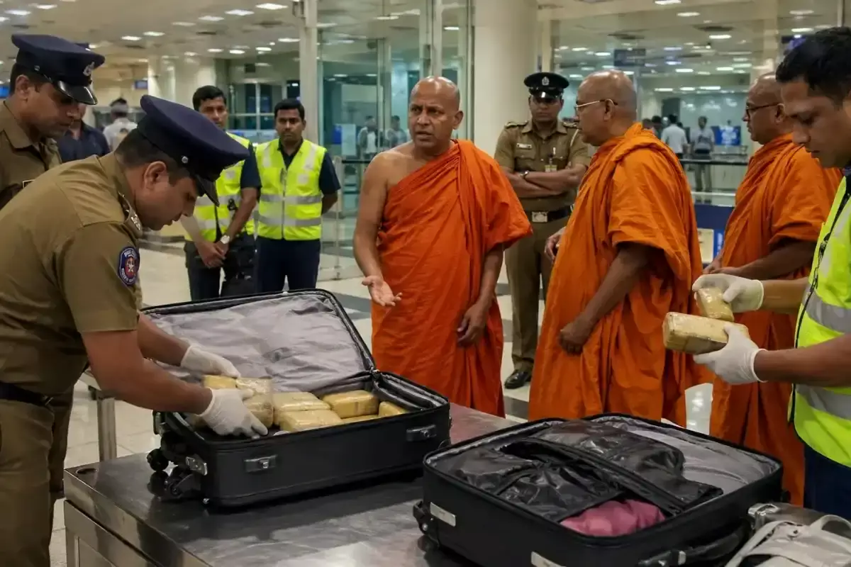 БАҚ: Шри-Ланкада 110 кг-нан астам есірткі тасымалдаған монахтар ұсталды