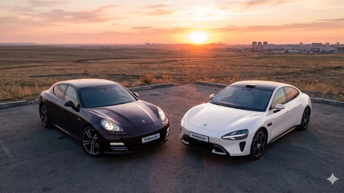 Баттл спорткаров за 21 млн тенге: Porsche Panamera 2011 против Xiaomi SU7 Max 2024