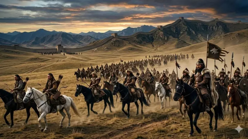 Они заставили Китай построить стену: кем были сюнну - первая империя евразийских степей