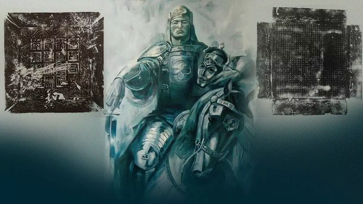 Ашина Момо құлпытасы және оның қазақша аудармасы