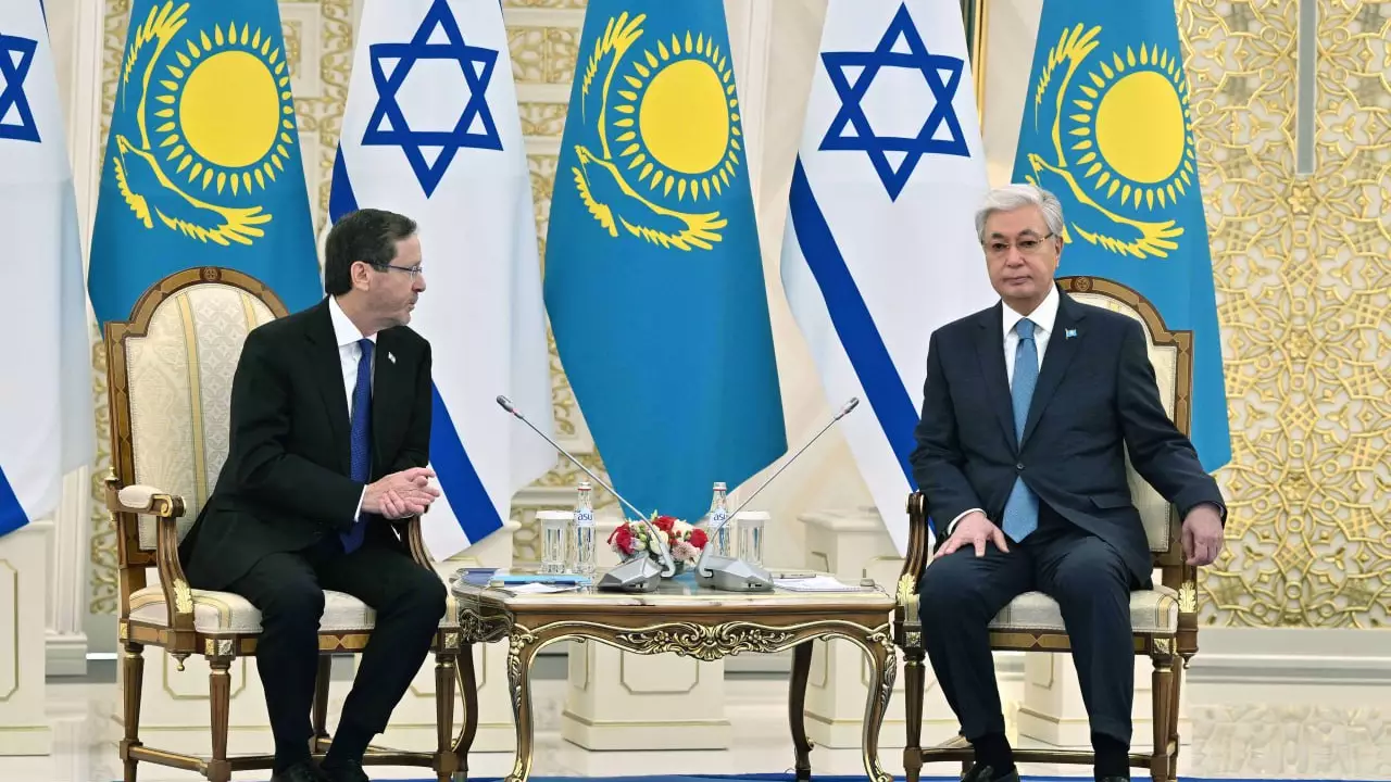 Ицхак Герцог Қазақстан мен Израиль арасындағы әріптестік қарқынды дамып келе жатқанын айтты