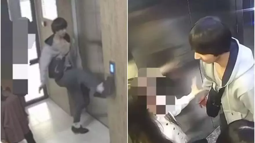 «Лифт түймесімен төбелесіп...»: Алматыда қызды сабаған ер адамның үстінен қылмыстық іс қозғалды