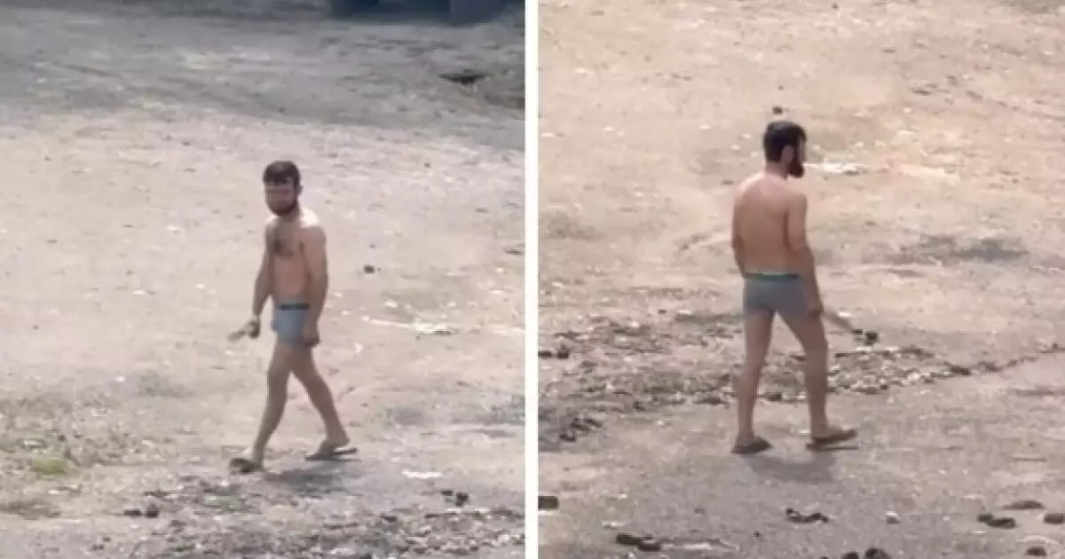  Алматыда іш киіммен, пышаққа ұқсас зат ұстап жүрген адам жұртты шошытты 