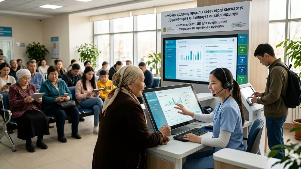 Қазақстанда дәрігерлерге арналған ЖИ: жүйе медициналық карталарды толтырып, кезекті қысқартады