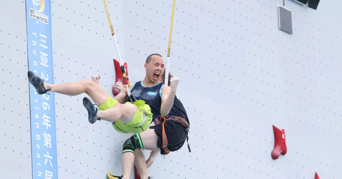   Қазақстандық спорттық құзға өрмелеушілер жағажайдағы Азия ойындарының 1/8 финалына шықты   