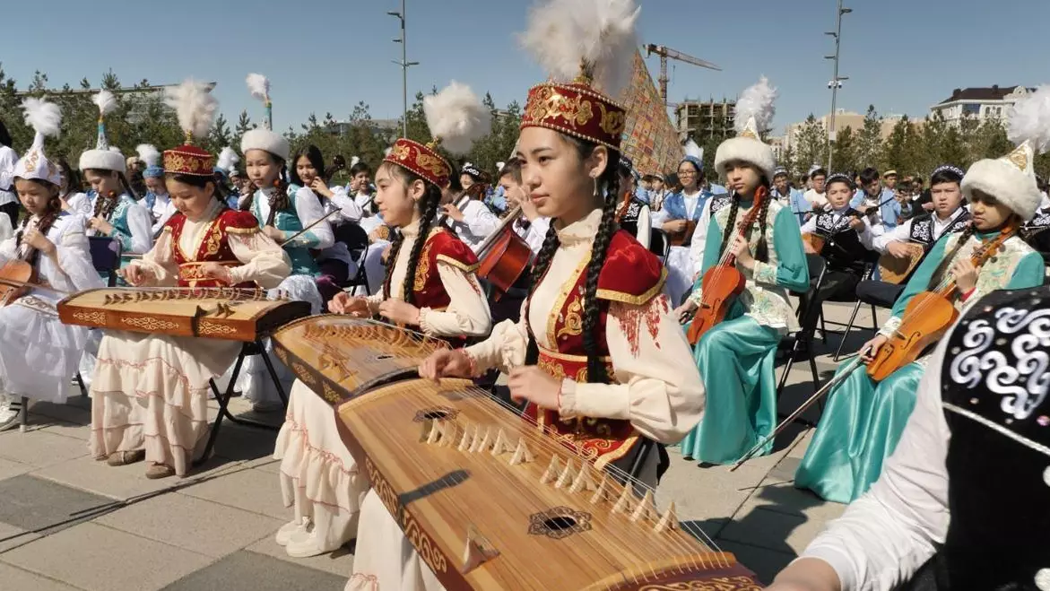 Масштабный музыкальный флешмоб прошел на EXPO