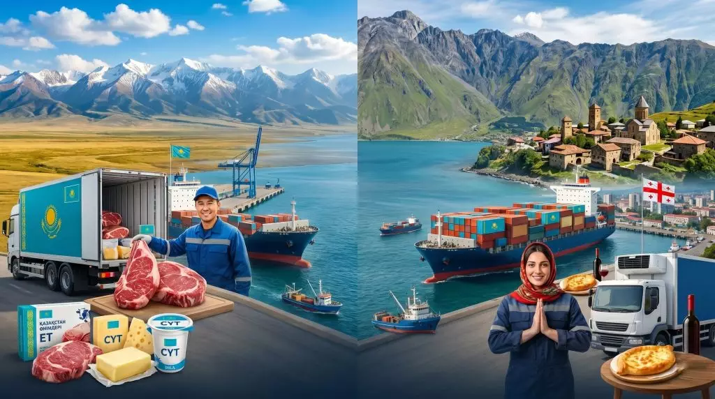 Казахстан расширит экспорт животноводческой продукции через Грузию