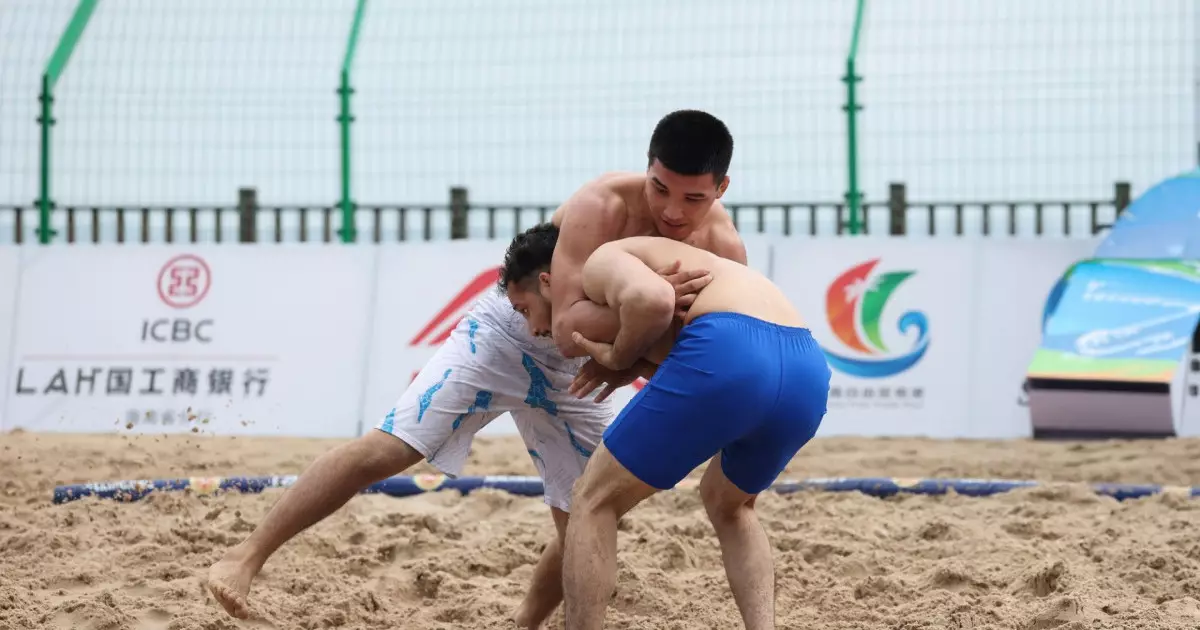  Қазақстандық үш балуан жағажайдағы Азиаданың плей-офф кезеңіне өтті 