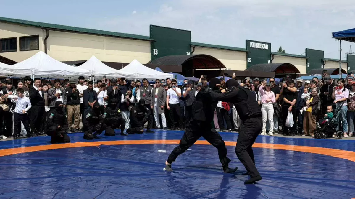 Алматы базарларында ұлттық ойындар бойынша жастар фестивалі өтіп жатыр