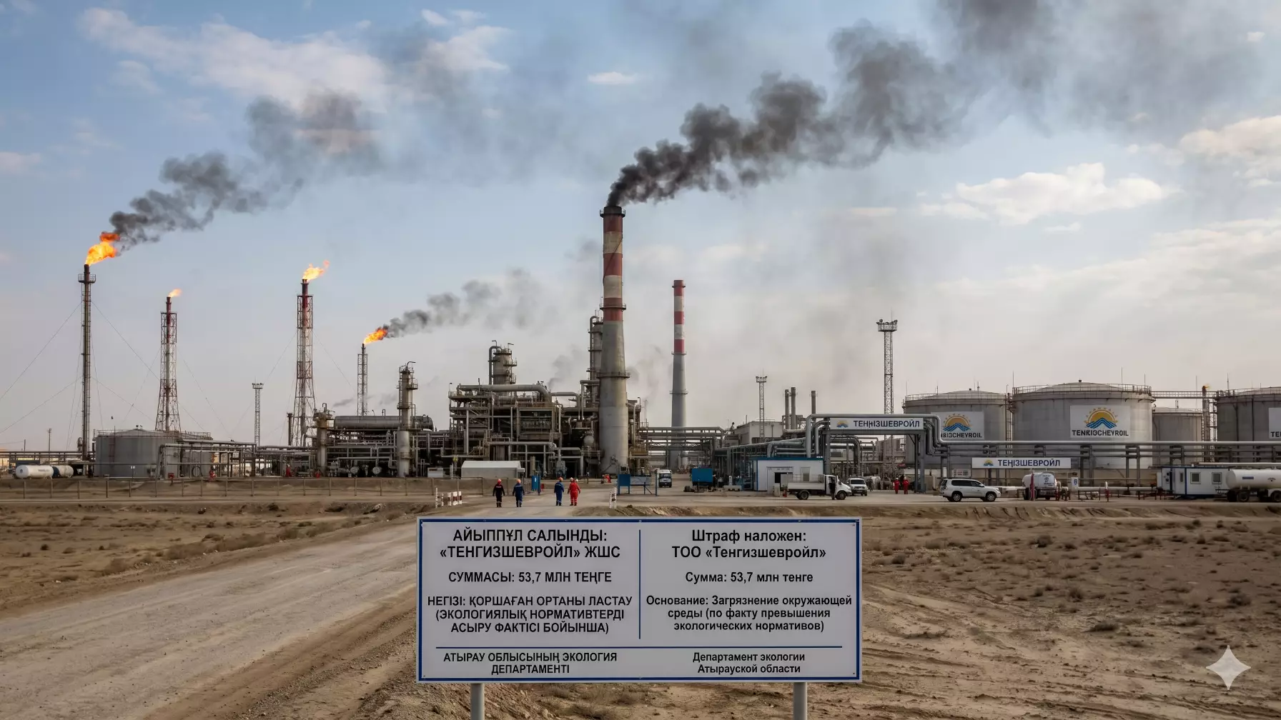 Миллиондаған айыппұл: Сот «Теңізшевройл» компаниясының заңсыздығын әшкереледі