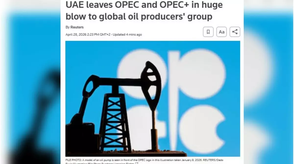 Reuters: ОАЭ объявили о выходе из ОПЕК и ОПЕК+