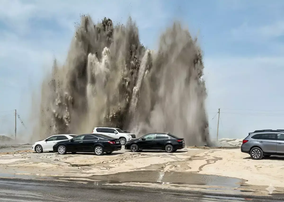 В Жанаозене из-под земли забил «фонтан»: экологи прокомментировали аварию - новости на Lada.kz 28.04.2026