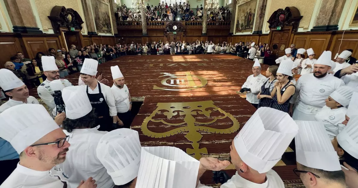  Лондонда әлемдегі ең үлкен тирамису пісірілді 