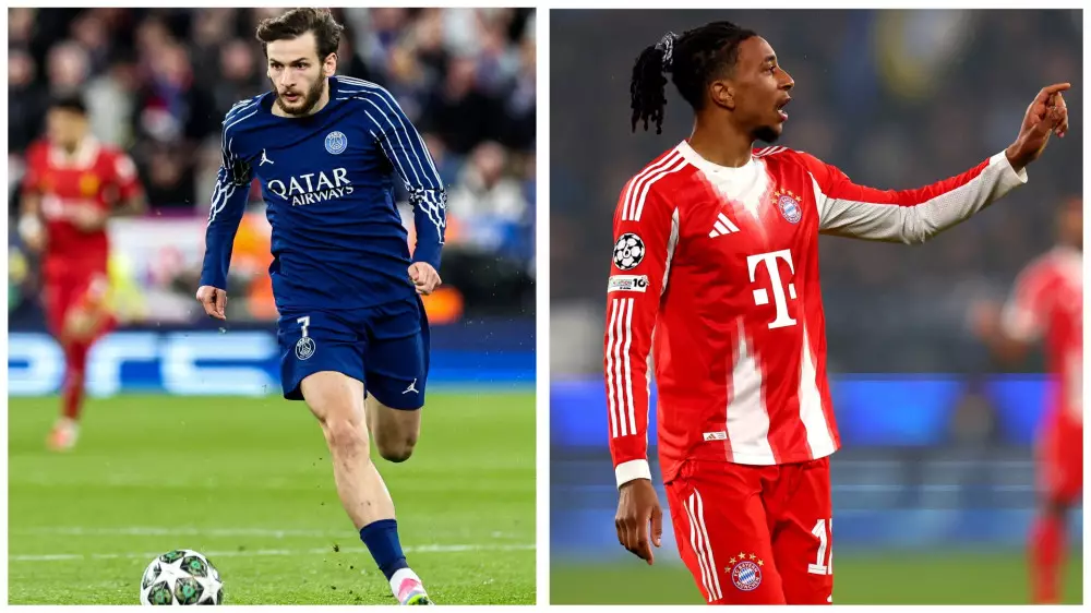 Девятью голами завершился матч ПСЖ и “Баварии“ в Лиге чемпионов