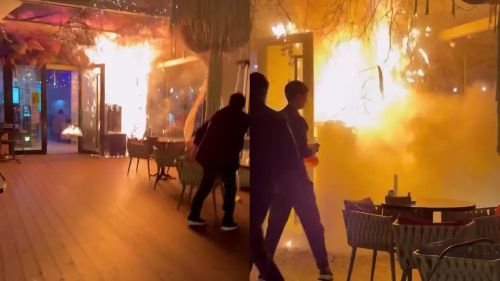 Алматыдағы мейрамханада қонақтарды құттықтау қайғылы жағдаймен аяқтала жаздады: видео